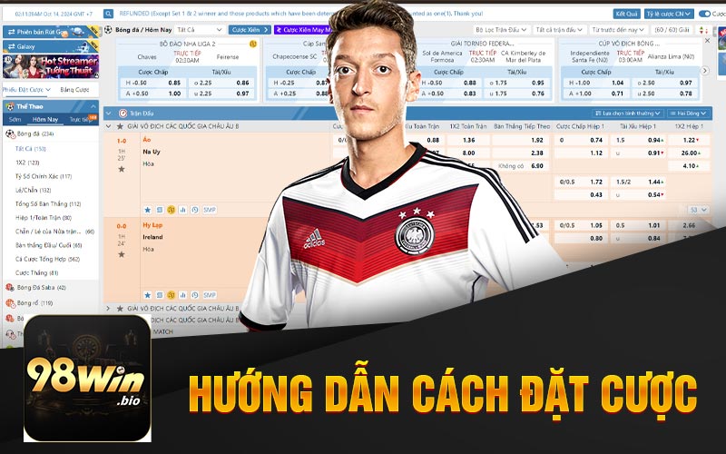 Hướng Dẫn Cách Đặt Cược Saba Sport Tại 98Win